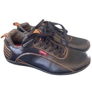 Levis‎ Sylmar Burnish Black Sneaker Size 9.5